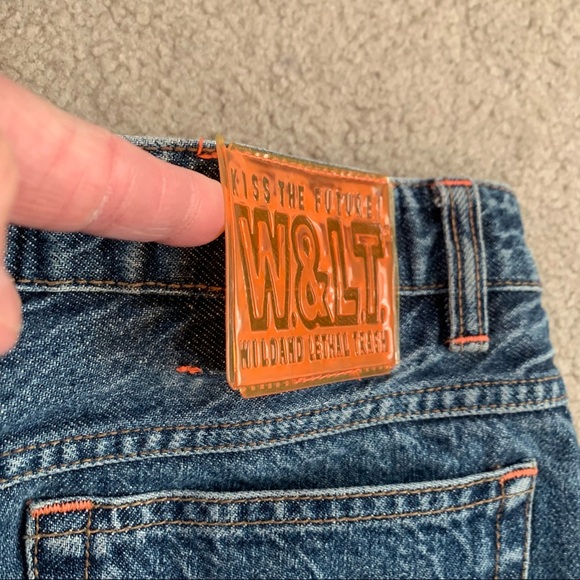 Vintage Walter Van Beirendonck W&LT Wild and Lethal Trash Kiss the Future Jeans - Picture 6 of 10